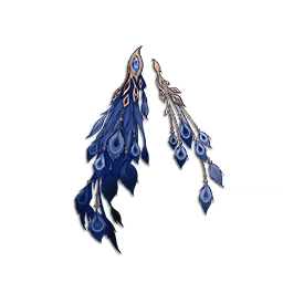 Accesorio dorsal de Gloria rezagada: Violeta