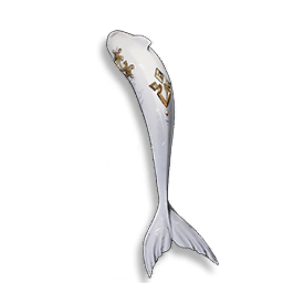 Wavy Tail: Opaque White