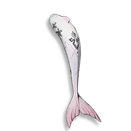 Wavy Tail: White Sakura