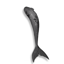 Wavy Tail: Dark Jade