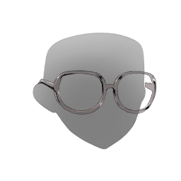 동그란 안경·그레이