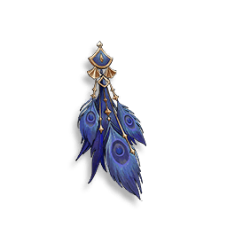 Trailing Glory Headpiece: Violet