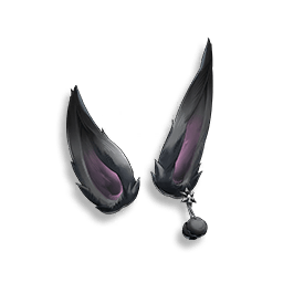 Fluffy Bunny Headpiece: Dark Jade
