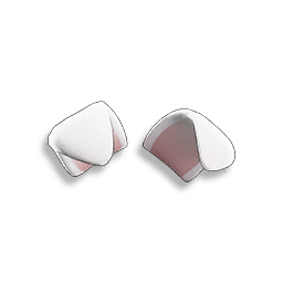 Puppy Headpiece: Opaque White