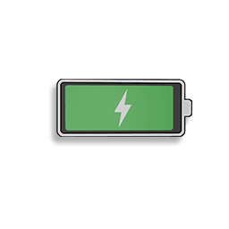 充電中