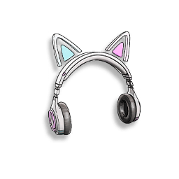 Meowbeat Headpiece: Opaque White