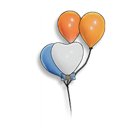 Colourful Balloon: Caramel