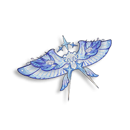 Cometa del Pájaro Yi: Azul grisáceo