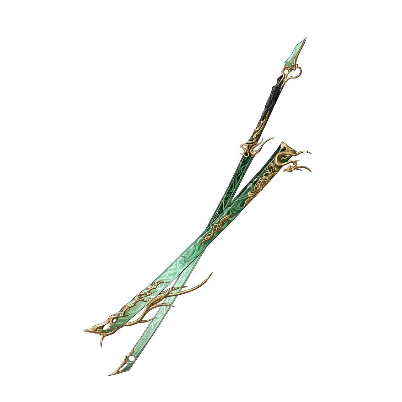 Verdant Finale – Katana - Illustration