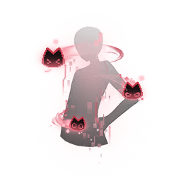 Pixel Kitty: Rust Red